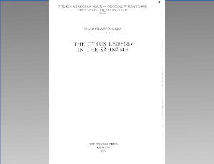 Okładka książki "The Cyrus Legend in the Šāhnāme"